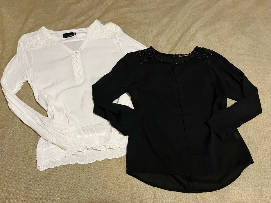 Дамски дрехи– рокля, ризи и комплект Зара пола с риза