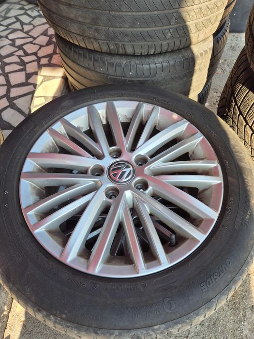 Roti Jante Anvelope 205/55/16 5x112 VW Golf Passat Touran Sharan Skoda