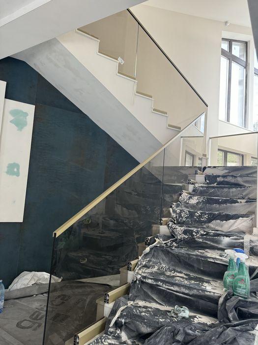 Balustrada sticla securizata