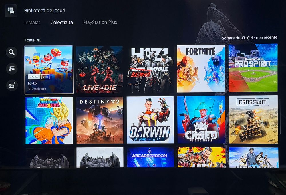 Vând PlayStation / PS5 Slim Digital 1TB + 40 jocuri