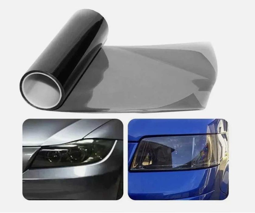 Самозалепващо фолио за фарове/стопове - 8 метра/30см.