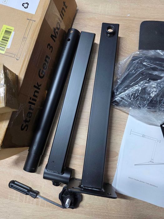 Suport reglabil pentru antena Starlink Gen 3, rotire 360°