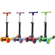 Детский самокат micmax трёхколёсный самокат с подсветкой светится