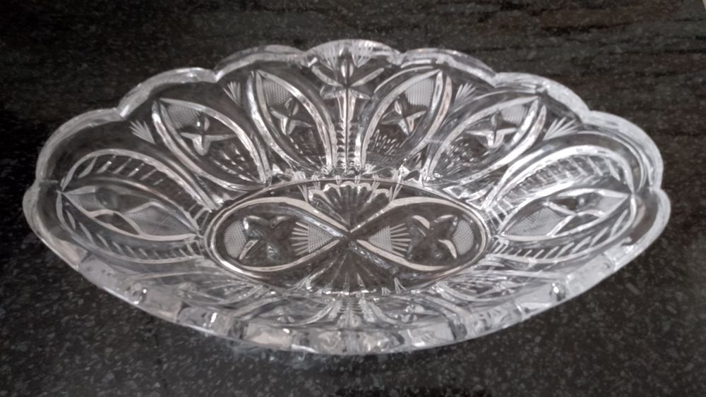 Хрустальная салатница/конфетница СССР.
