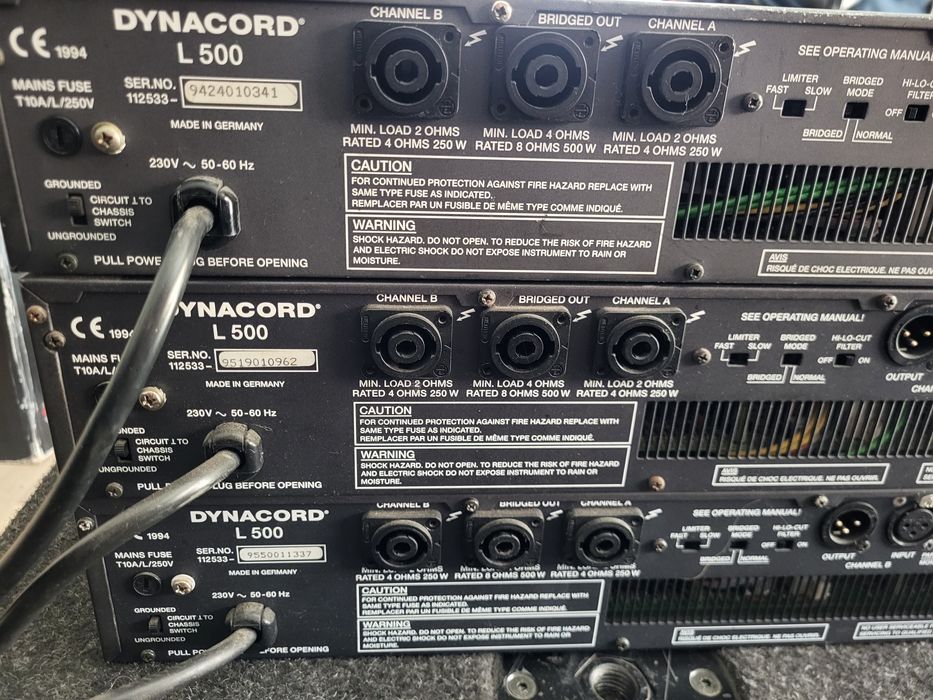 Dynacord L500 puteri amplificatorare
