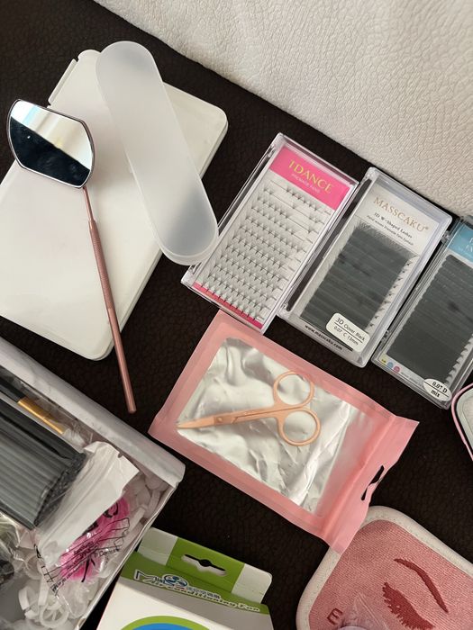 Комплект за Миглопластика, Всичко необходимо, Пинсети, Мигли