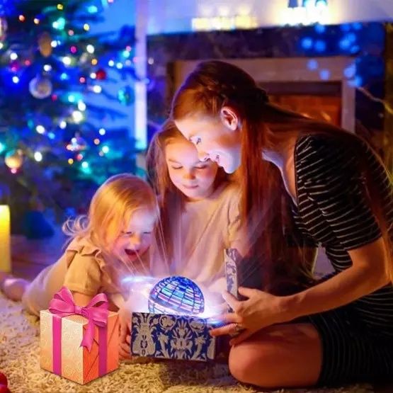 Детска Летяща топка НЛО Светеща тип Бумеранг