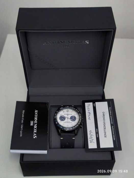 Antoine Nicolas 1986 Silverstone Master Chronometer – Chronograph Mecanic – Set Complet