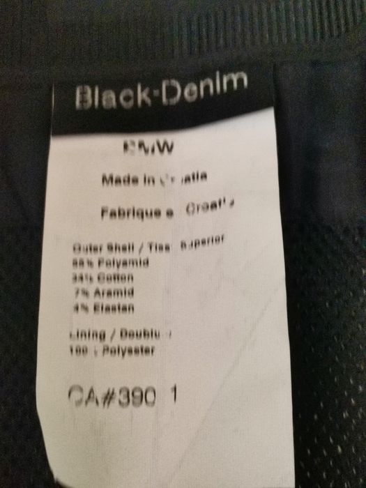Geaca moto bmw black denim