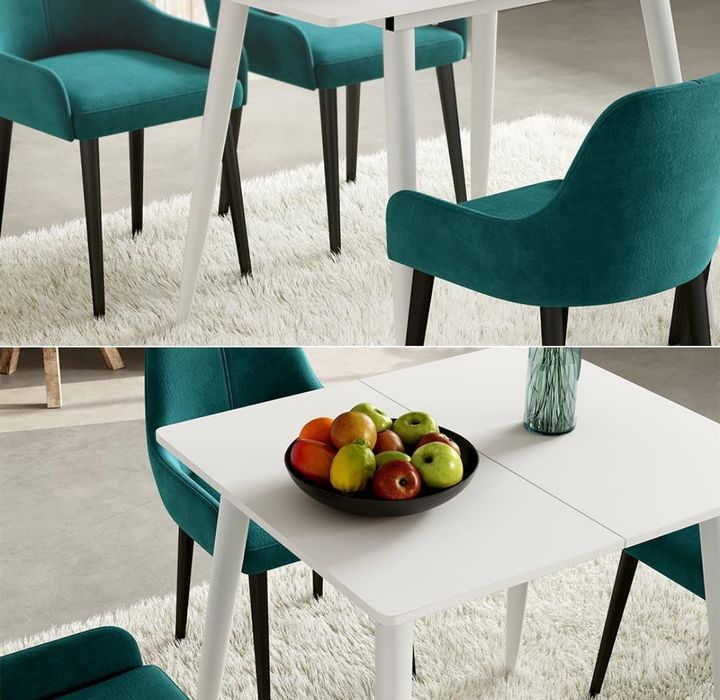 Трапезна разтегателна маса с метални крака Vicco 7309