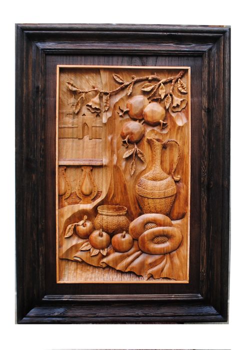 Картины . Резьба по дереву.Ручная работа.