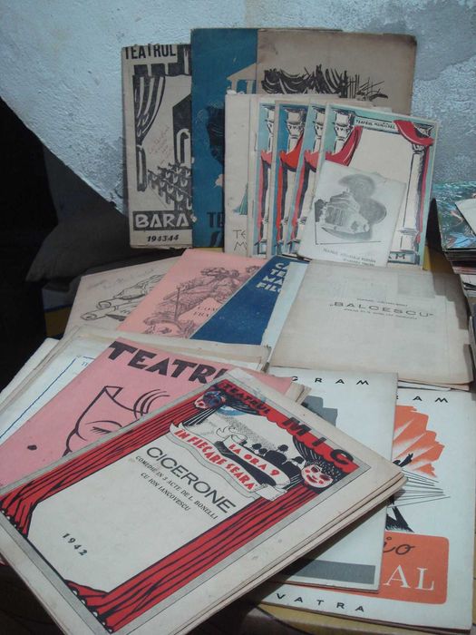 Programe teatru National Sava Alhambra Savoy Studio Reclame anii 40