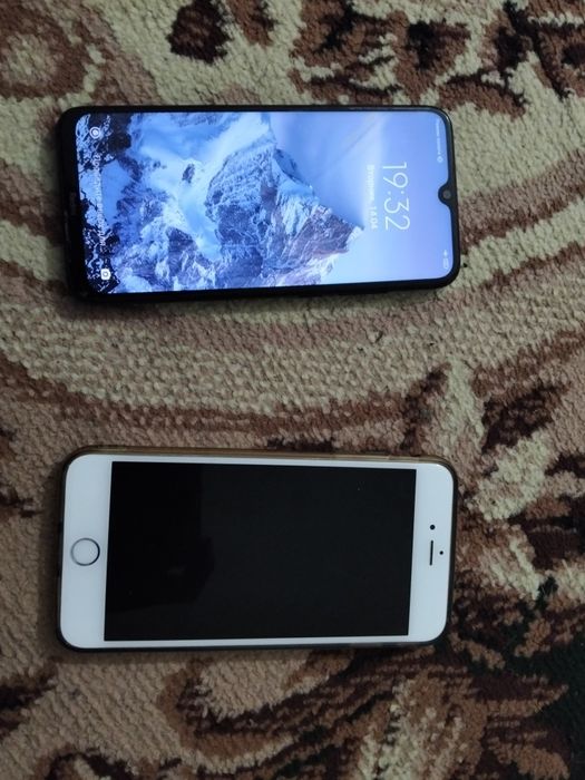 Айфон 7+ редми 8 нот