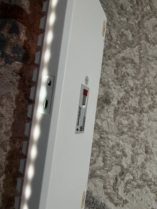 Клавиатура сатам белый мышкамен