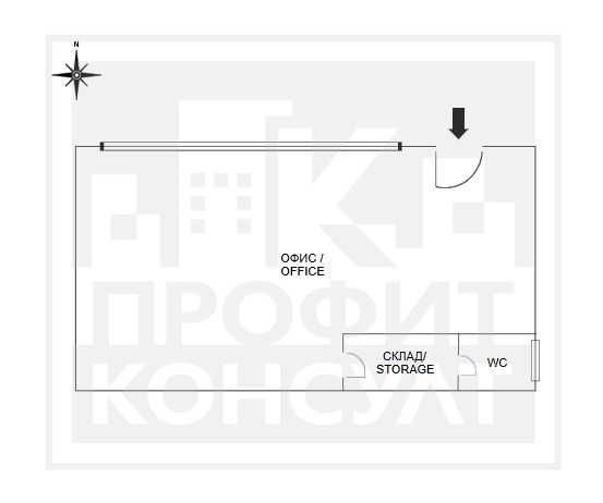 Дава се под наем Офис в Велико Търново, Център - 31 кв.м за 199.41 € - Снимка #7