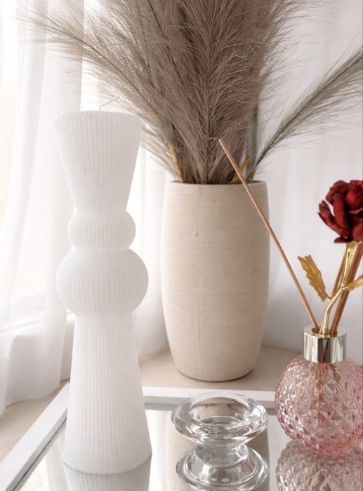 Lumanare clepsidra pentru nunta sau botez