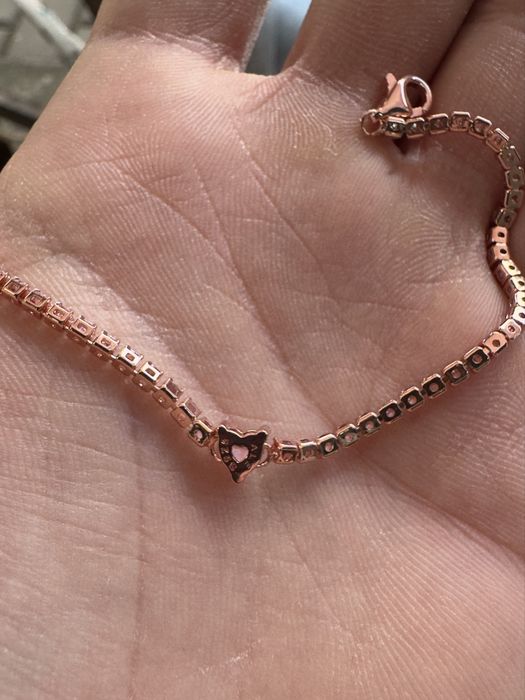 *NOU* Bratara Pandora Inimioara Roz Originala Cu Cutie