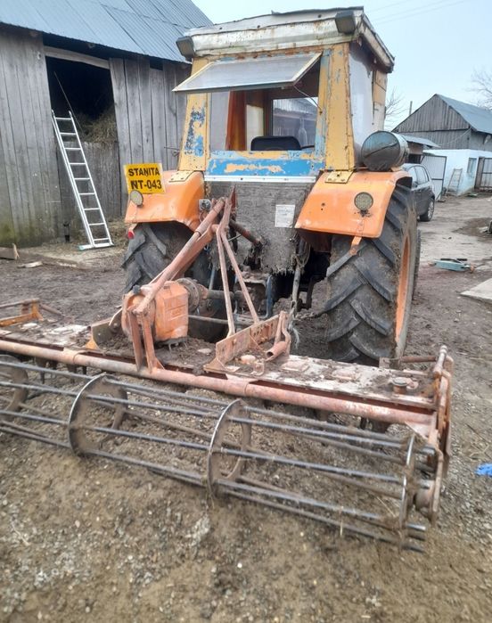 Tractor fiat+plug+freza