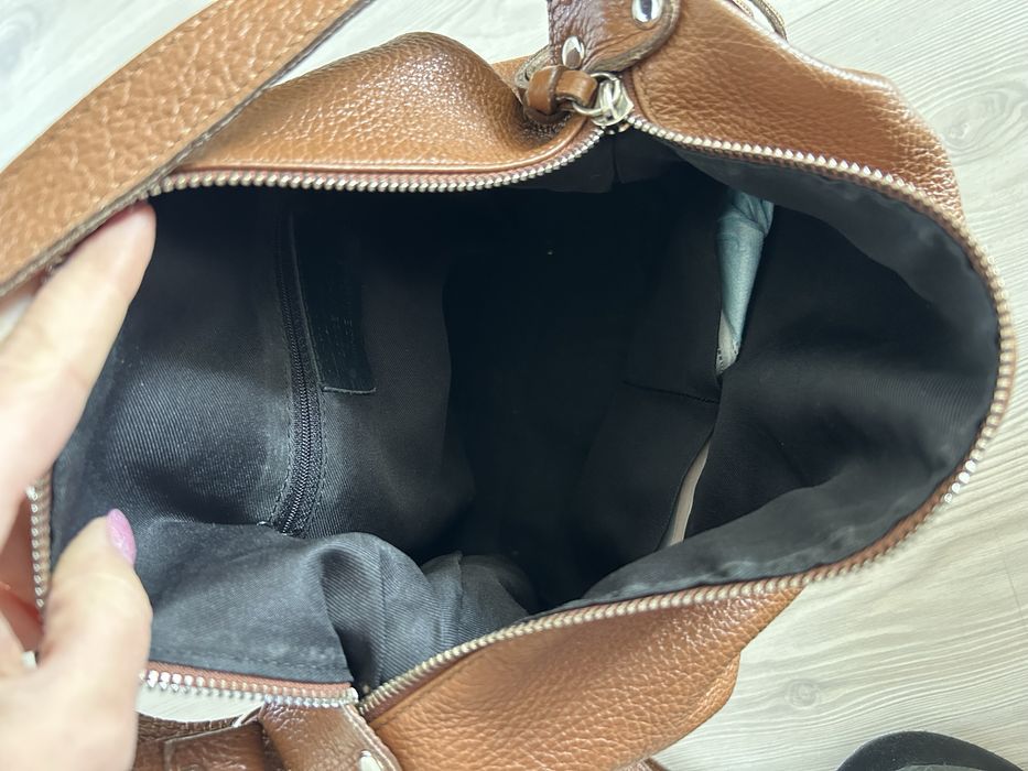 Geantă piele naturala rucsac 2 în 1