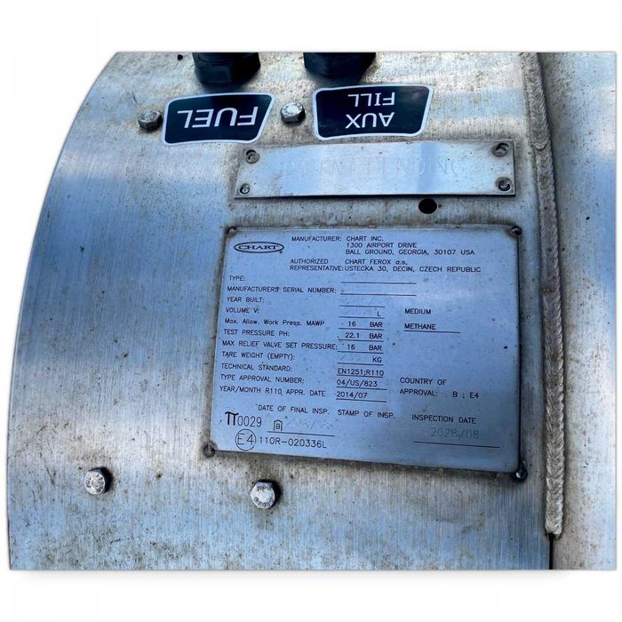 Rezervor Gaz SCANIA 2859387 -Piese de schimb Scania