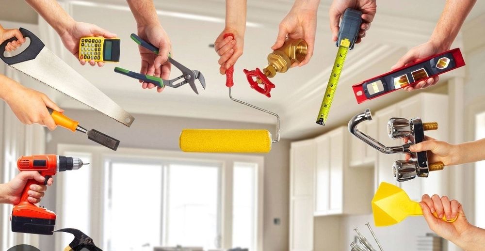 Услуги перфоратора установка кранштейна, плинтуса и тд