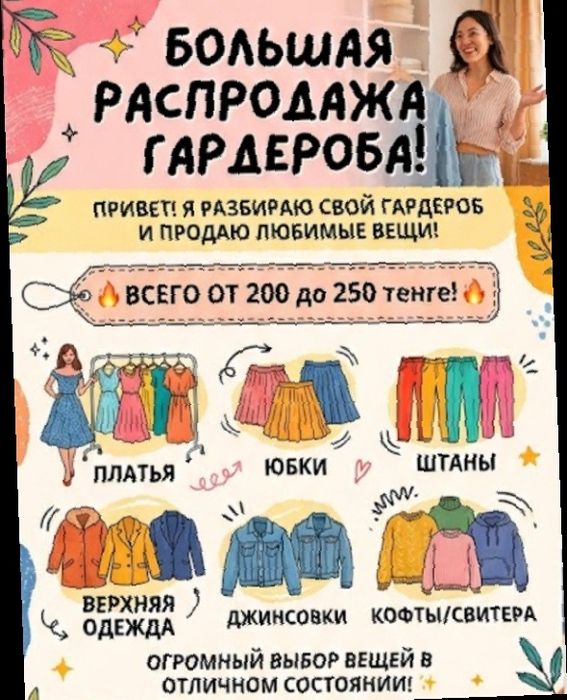 Продам вещи размер 44-48