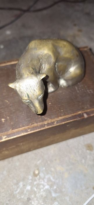 Statueta  urs din bronz