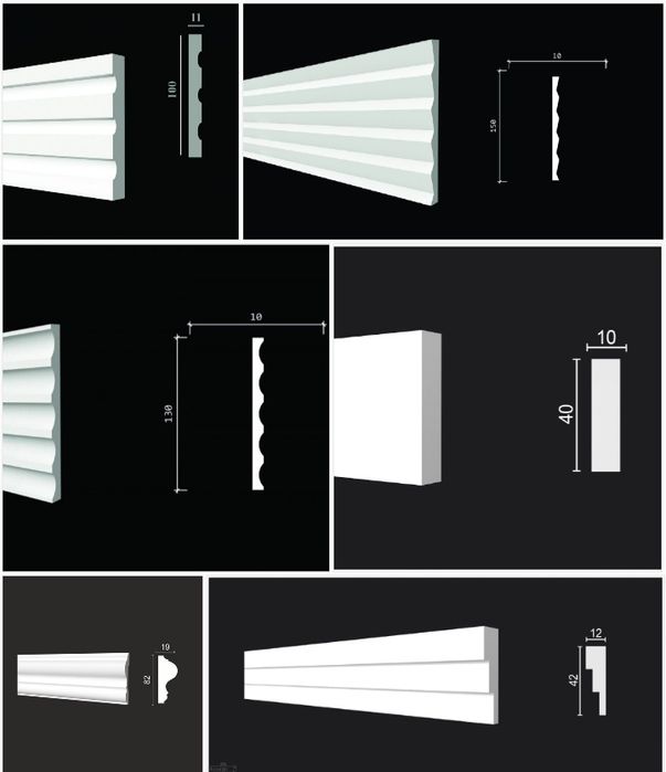 Лепка карниз Тяга пилястр гипс молдинг gips gipsdan