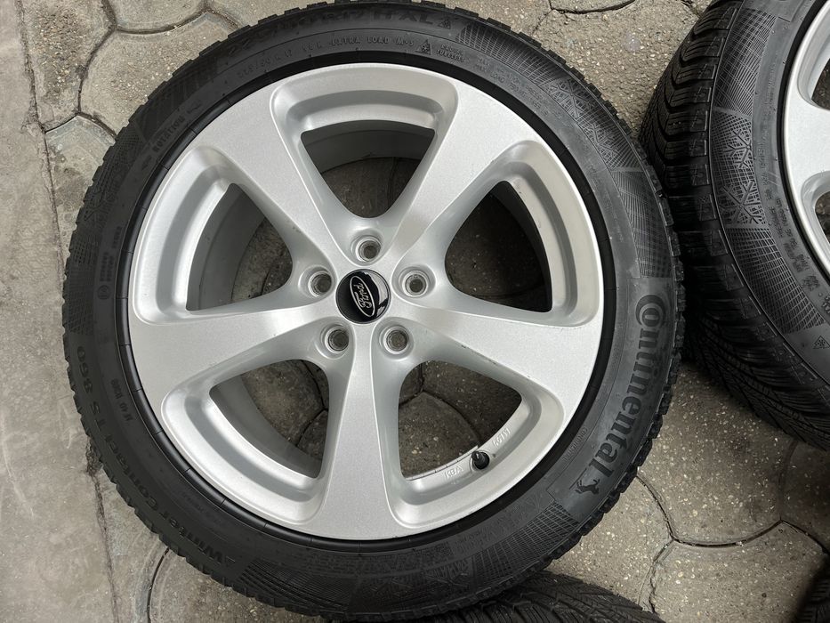 Jante aliaj 5x108mm, anvelope 225/50 R17 Ford, Peugeot, Citroen