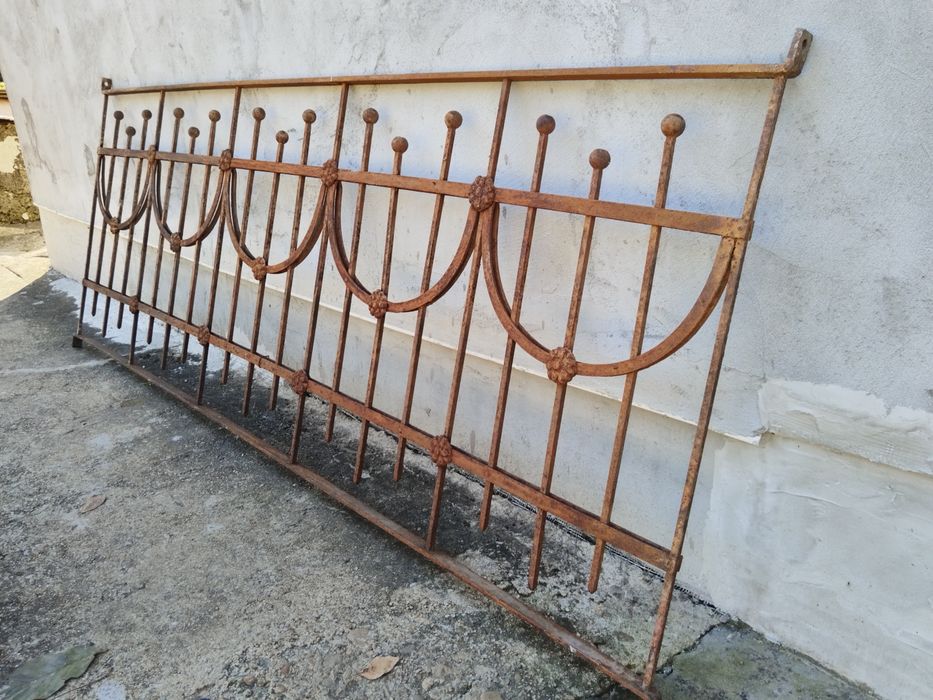 Комплект Стара Кована Ограда, Парапет / 4 Панела / 8 Метра / 120/140кг