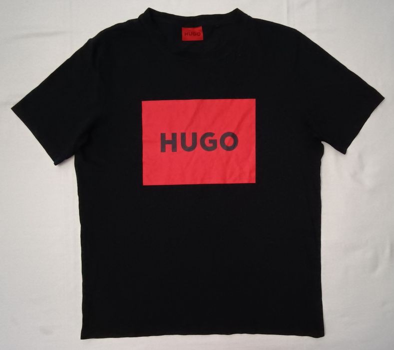 Hugo Boss Dulive222 Tee оригинална тениска M памучна черна фланелка
