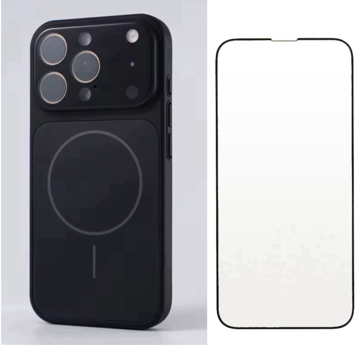 Husa MagsLens si Folie Sticla Clara - Iphone 16/16 PRO/16 PRO MAX