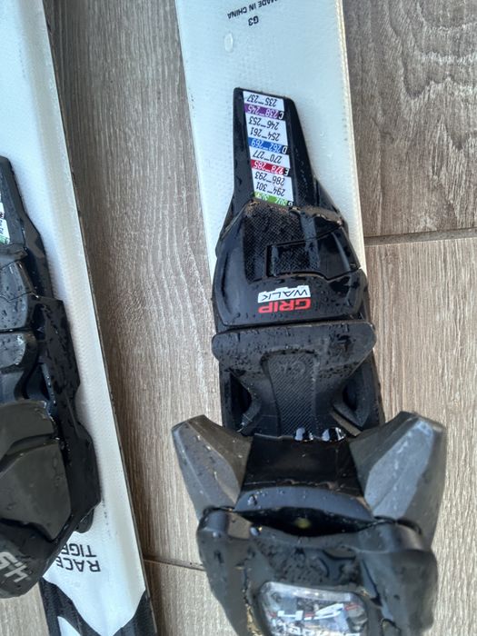 Schiuri Volkl Racetiger JR 120 cm + legaturi Marker copii juniori