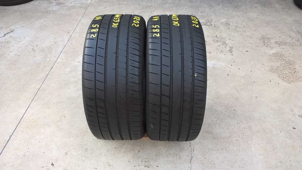 Doua anvelope vara 285 40 20 dunlop sport maxx RT2  MO dot 2020