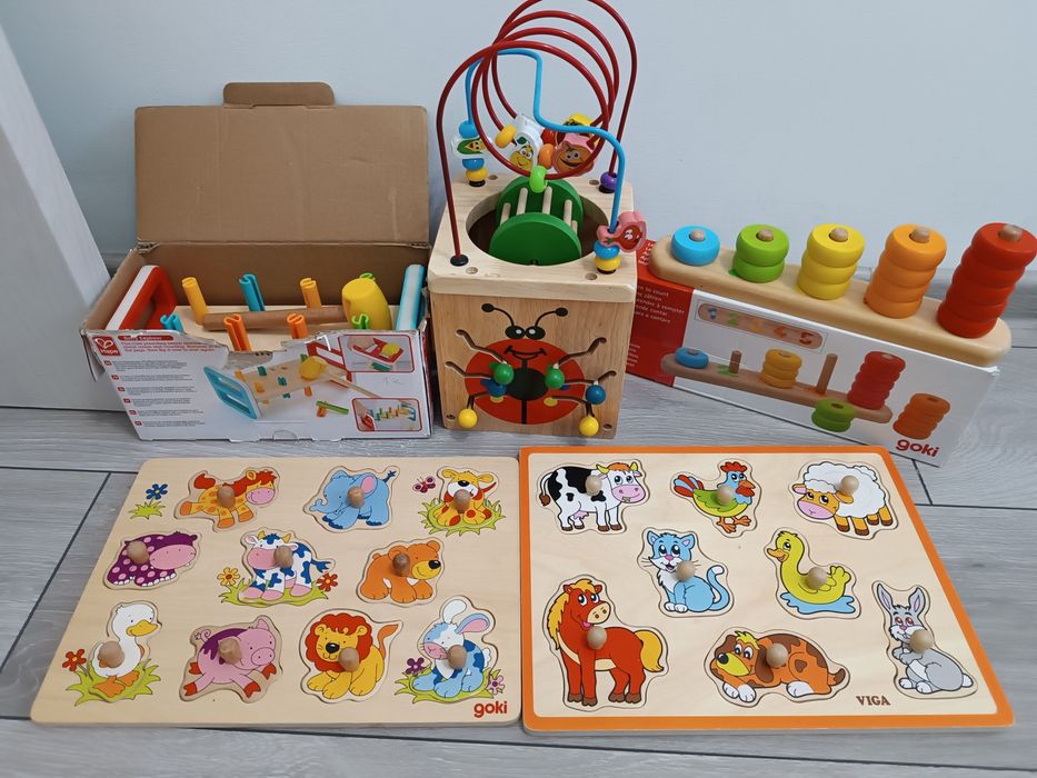 Дървени играчки на Hape ,Goki и Viga