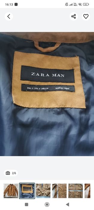 Geaca subțire Zara Man S(36)