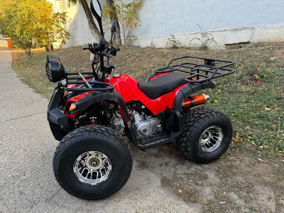 Atv Benzina 125cc Roti Aluminiu pe 8 inch tip Hummer Nou cu Garantie