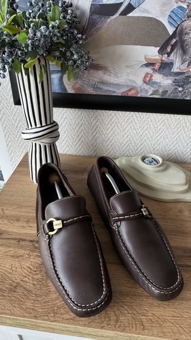 Мъжки кожени мокасини Gant номер 45.5