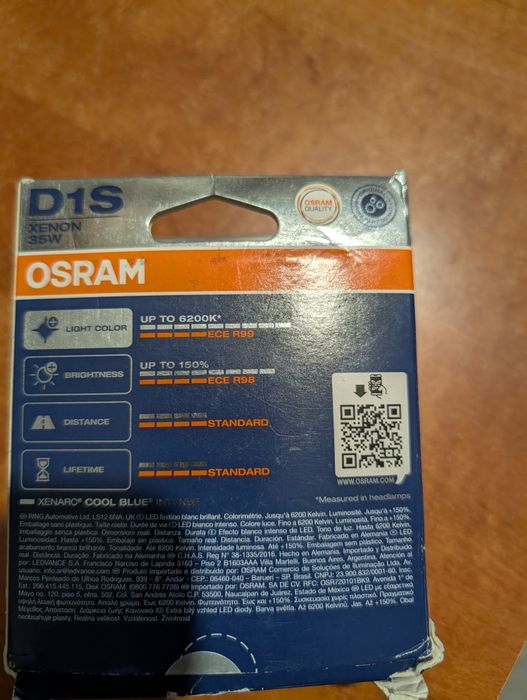 Set Xenon Osram Cenarc Bluecool