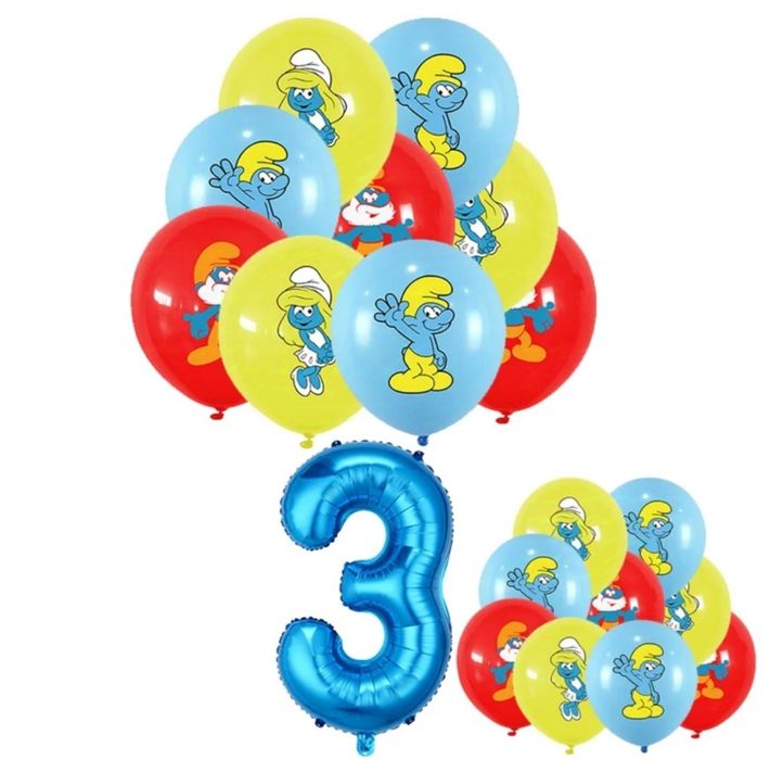 Парти сет украса Смърфовете