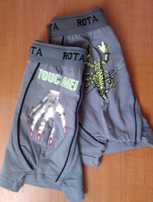 perechi boxeri ROTA, cu imprimeuri