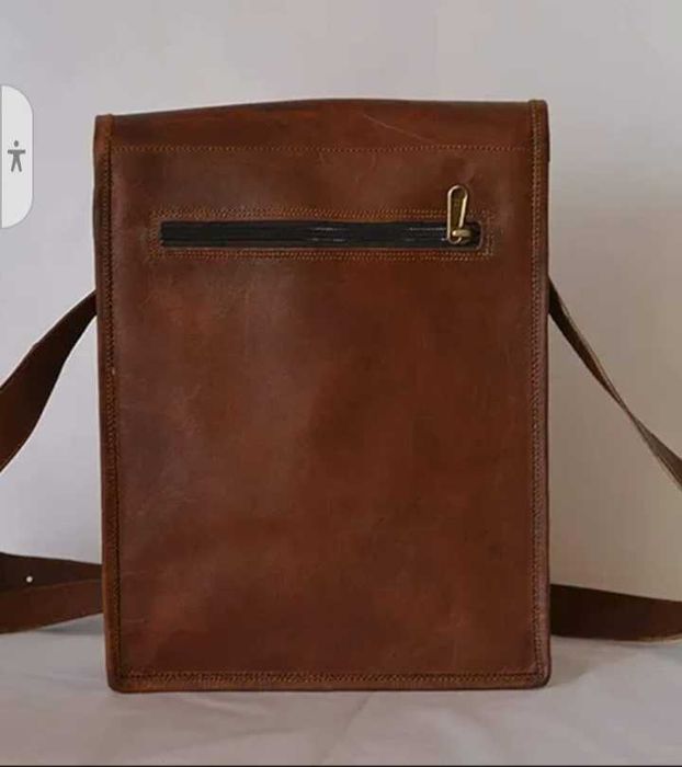 Наплечная сумка "Индиана Джонс" из натуральной кожи. Привезена из США