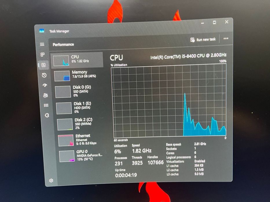 PC gaming + mouse + tastatura