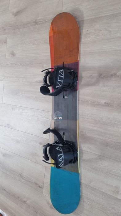 Snowboard Burton Custom 158 flying V, legături burton malavita L