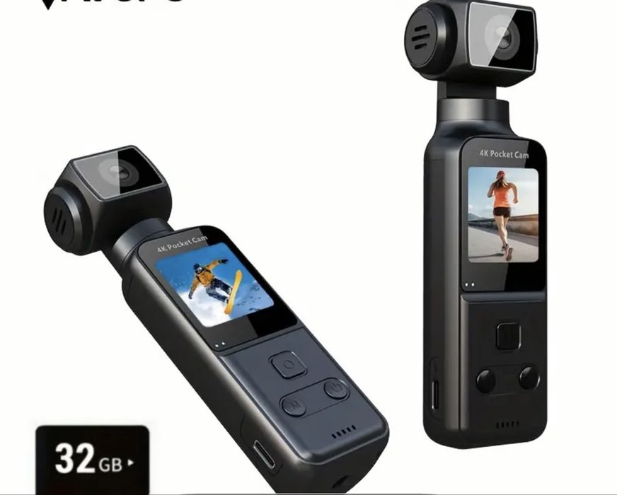 СПОРТНА КАМЕРА 4К НD Video 270° ротация 32G карта + микрофон