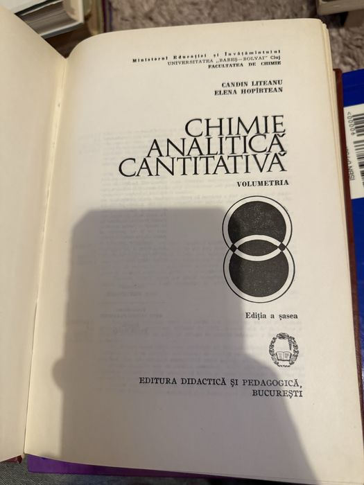 Chimie analitica cantitativa - Volumetria - Candin Liteanu, Hopirtean