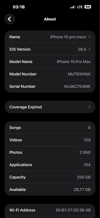 iPhone 15 pro max