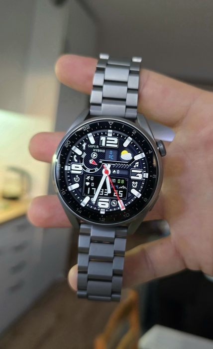 Титаниев часовник Huawei watch 3 pro LTE LTE