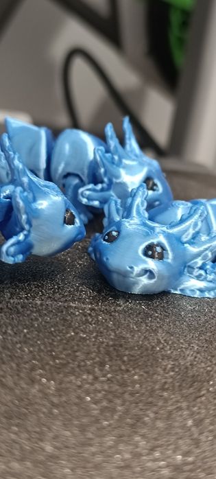 3Д Аксолотъл подвижна играчка