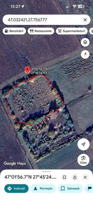 Teren  la tara 2500 m2
